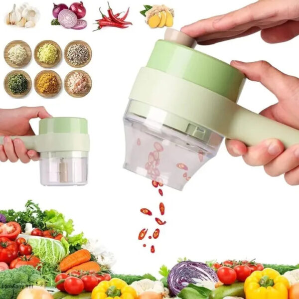 Rechargeable Electric Hammer Chopper USB Mini Food Processor for Kitchen