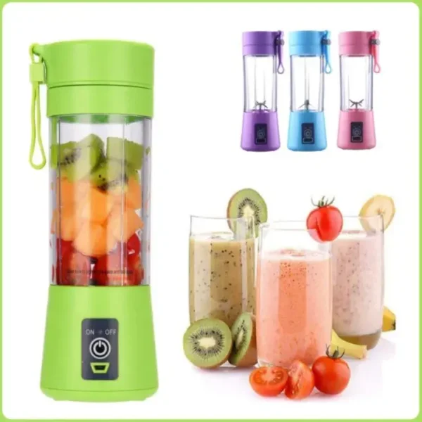 Portable USB Rechargeable Juicer Blender 380ml Mini Personal Smoothie Maker for Travel