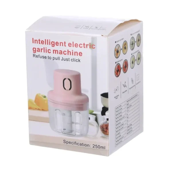 Rechargeable Mini Food Chopper 250ML USB Electric Vegetable & Meat Grinder